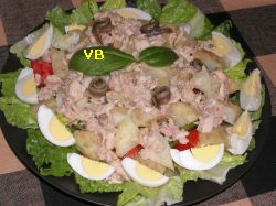 Platoul cu salată